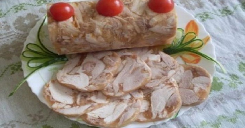 Рецепт рулет из курицы в бутылке рецепт пошагово