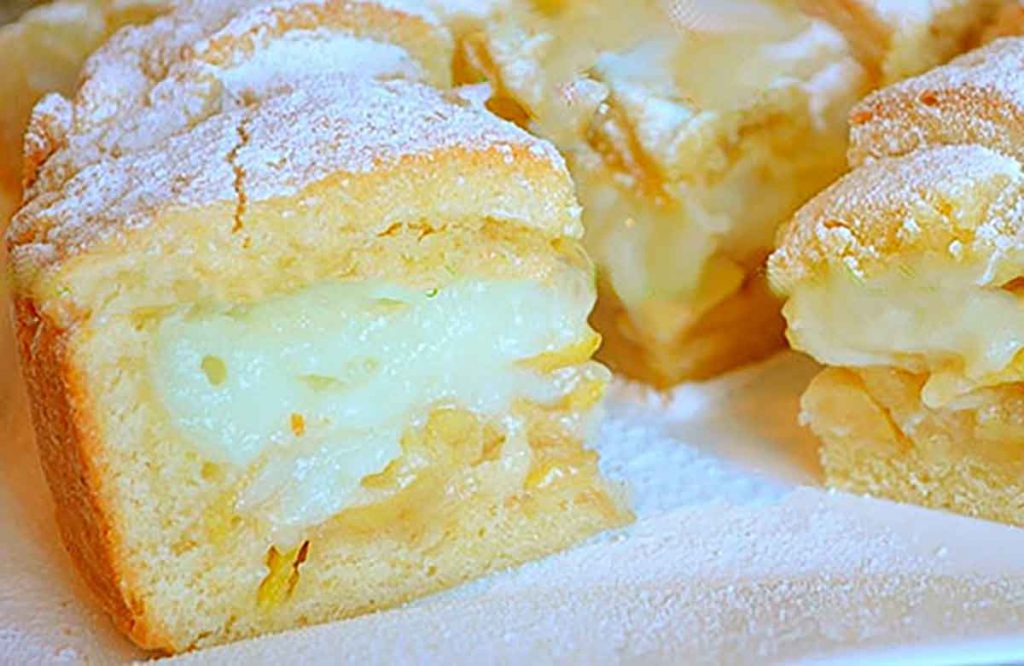 Бесподобный яблочный пирог с заварным кремом. В разы вкуснее шарлотки!