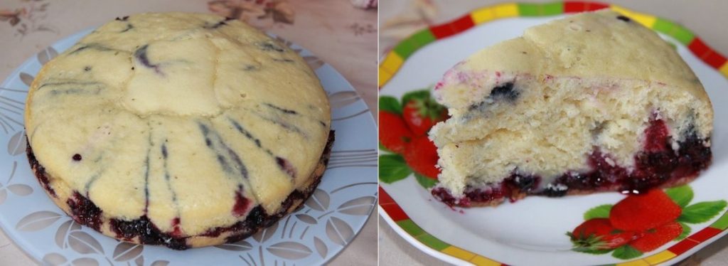 Ягодный пирог в мультиварке на кефире рецепты простые и вкусные Ягодный пирог в мультиварке на кефире рецепты простые и вкусные